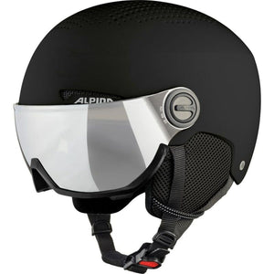 Ski Helmet Alpina Arber Visor Q Lite Black Monochrome 54-58 cm-0