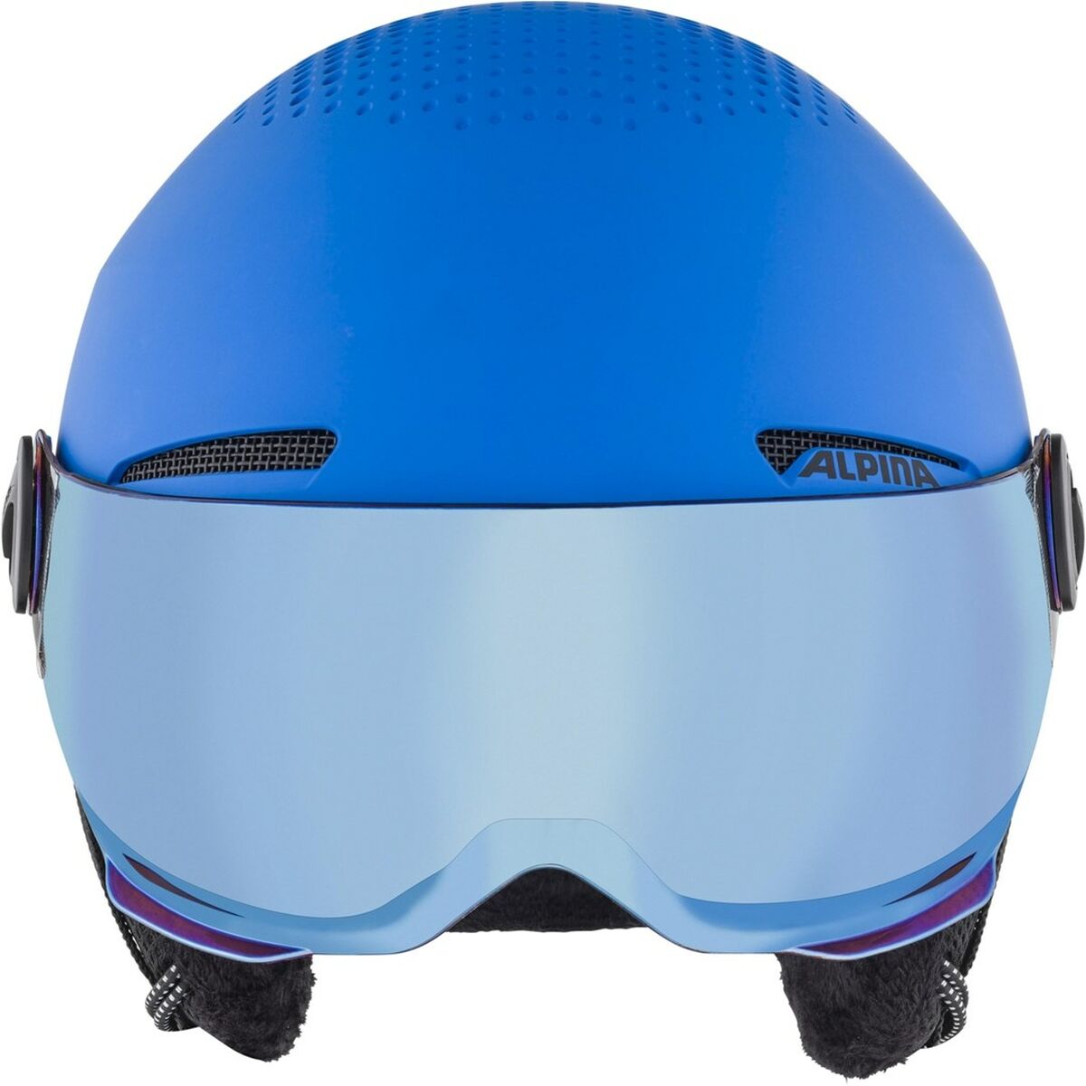 Ski Helmet Alpina Zupo Visor Q Lite Blue Monochrome 51-55 cm-3