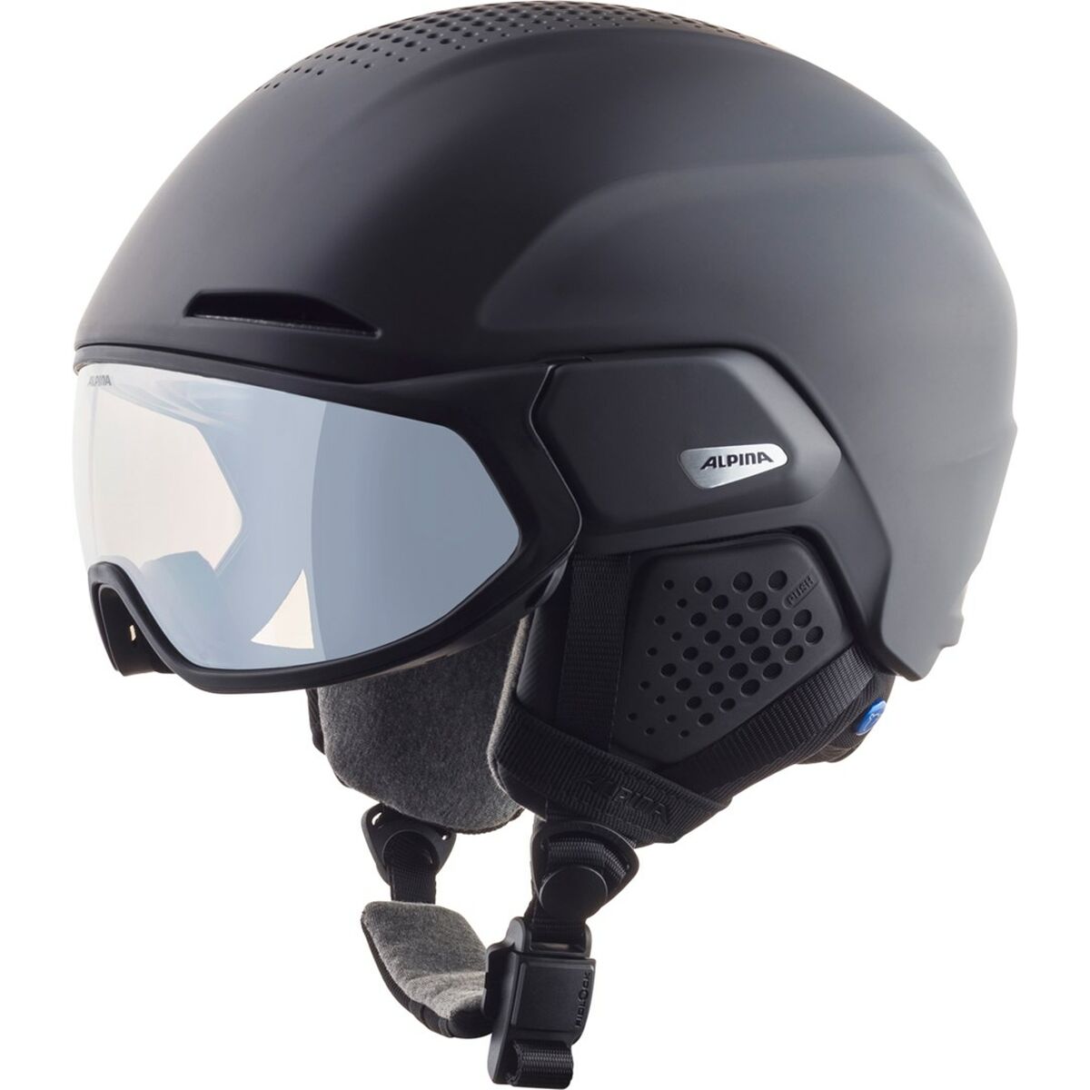 Ski Helmet Alpina A9238230 Black Monochrome 55-59 cm-0