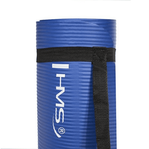 Premium Blue NBR Yoga Mat - HMS YM03 | Perfect Grip & Comfort for Yoga, Fitness & Aerobics