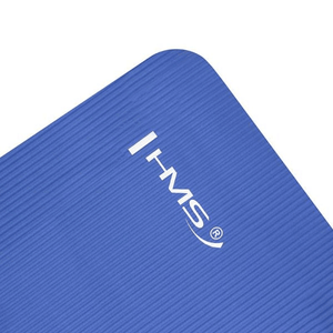 Premium Blue NBR Yoga Mat - HMS YM03 | Perfect Grip & Comfort for Yoga, Fitness & Aerobics