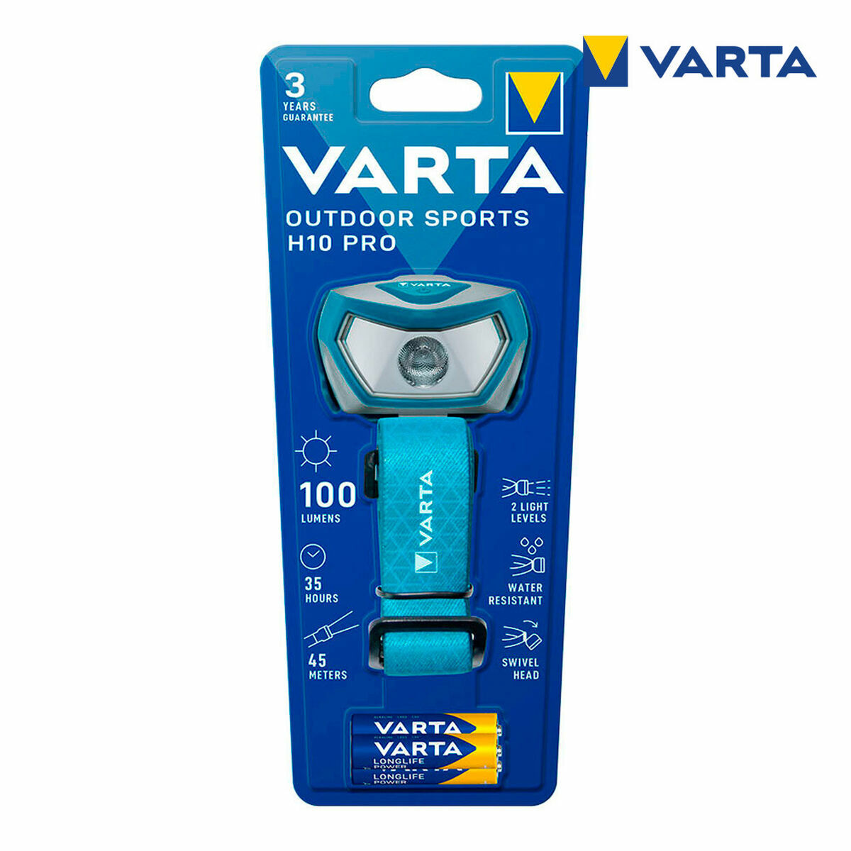 LED Head Torch Varta 16650101421 Blue-0