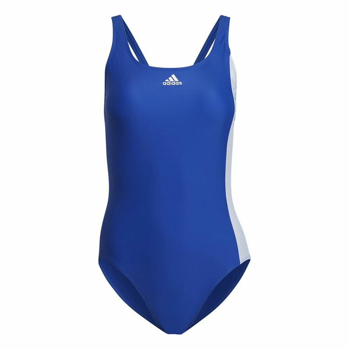 Women’s Adidas Colorblock Bathing Costume in Blue, perfect for outdoor adventures and sports. Available at revlando.com.