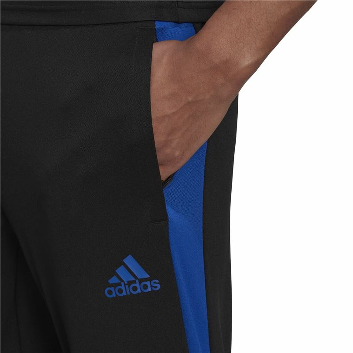 Football Training Trousers for Adults Adidas Tiro  Black Men-5