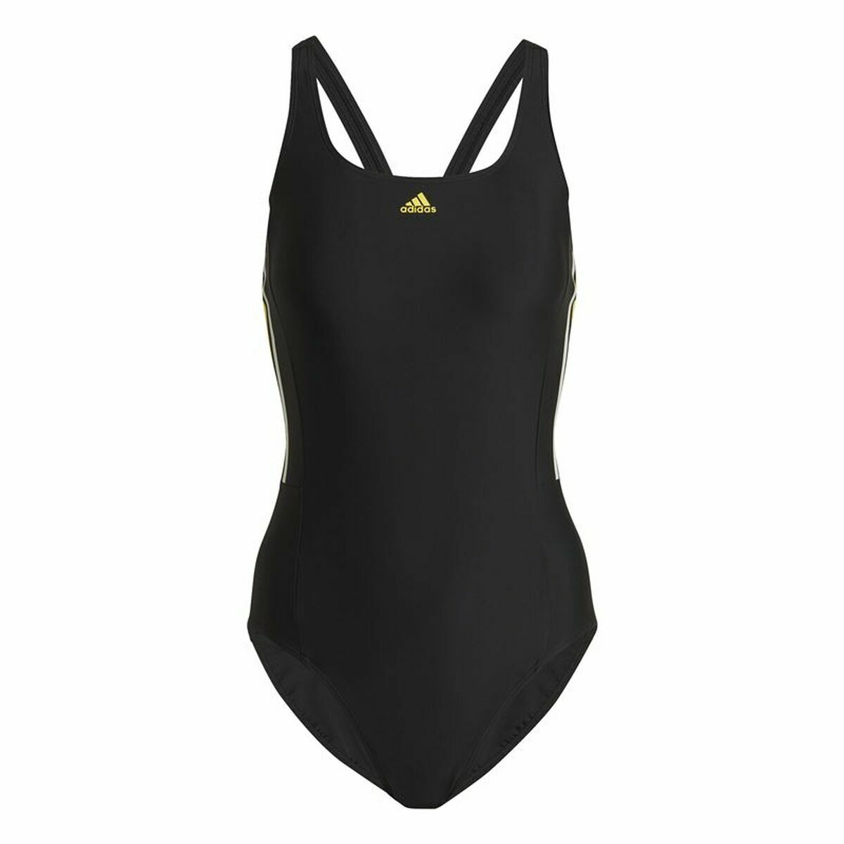 Women’s Bathing Costume Adidas 3S Mid  Black-0