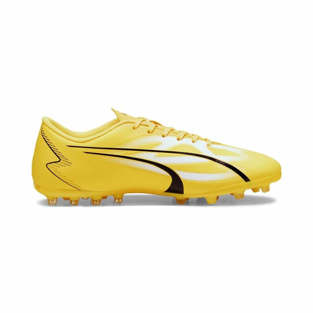 Adult's Football Boots Puma Ultra Play MG Yellow-0