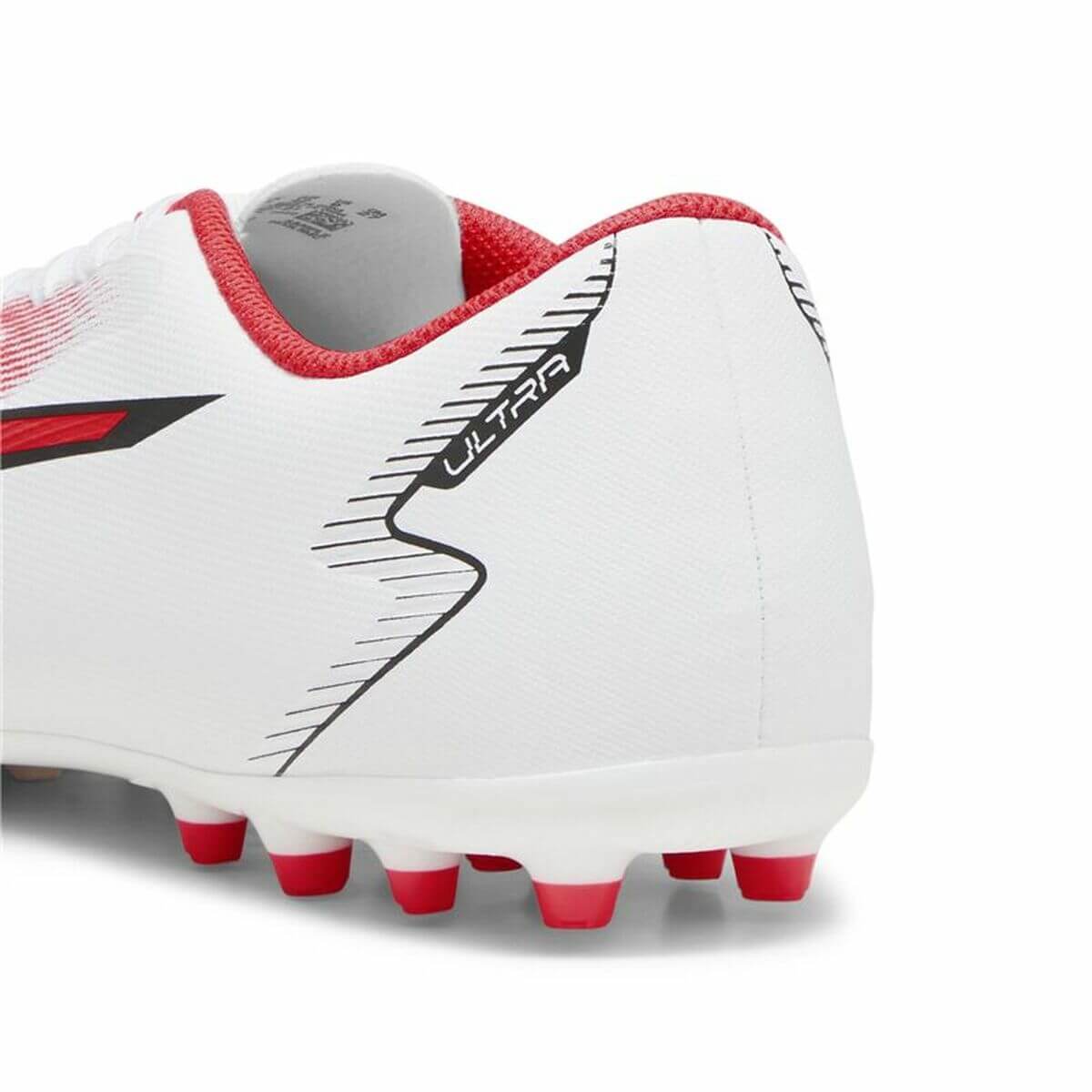 Adult's Football Boots Puma Ultra Play MG White Red-0