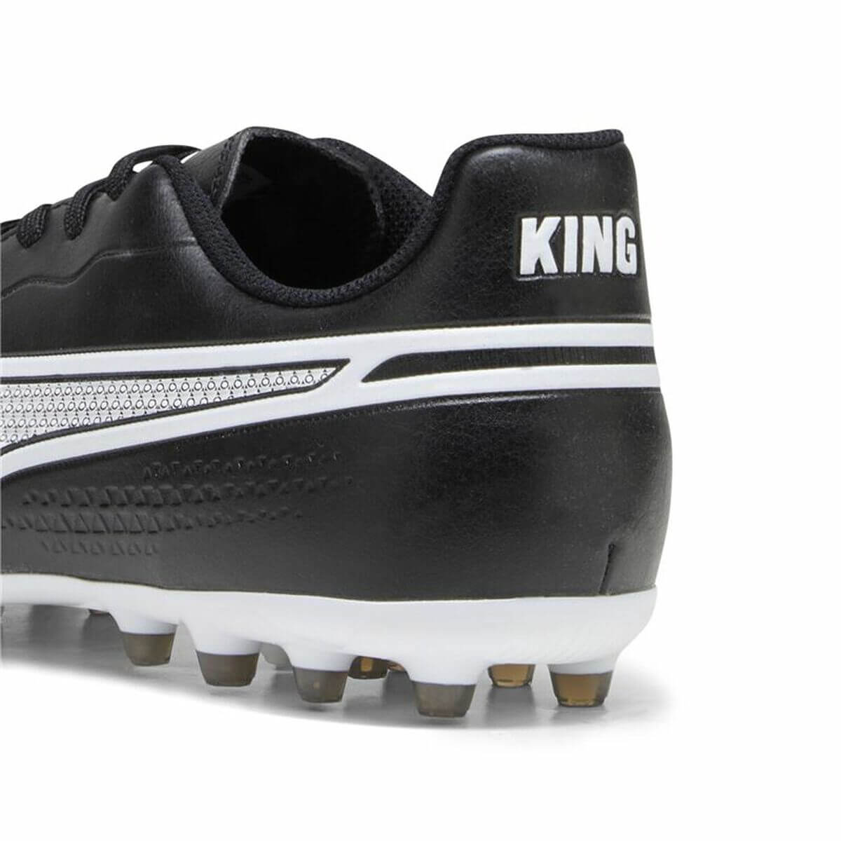 Adult's Multi-stud Football Boots Puma King Match MG Black-0