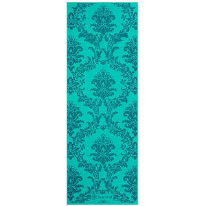 Gaiam Neo Baroque 4mm Yoga Mat - Non-Slip, Durable, Eco-Friendly, Turquoise, 173cm x 61cm