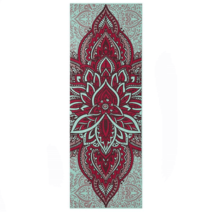 Gaiam Ara Rouge Reversible Yoga Mat - 6mm Thick, Non-Slip, Eco-Friendly | Ultimate Comfort & Support