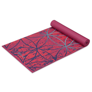 Gaiam Radiance 6mm Yoga Mat - Durable Non-Slip Surface, Extra Cushioning, Eco-Friendly PVC