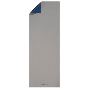 Double-sided Yoga Mat by GAIAM - Icy Frost, 6mm Thickness for Superior Comfort and Stability