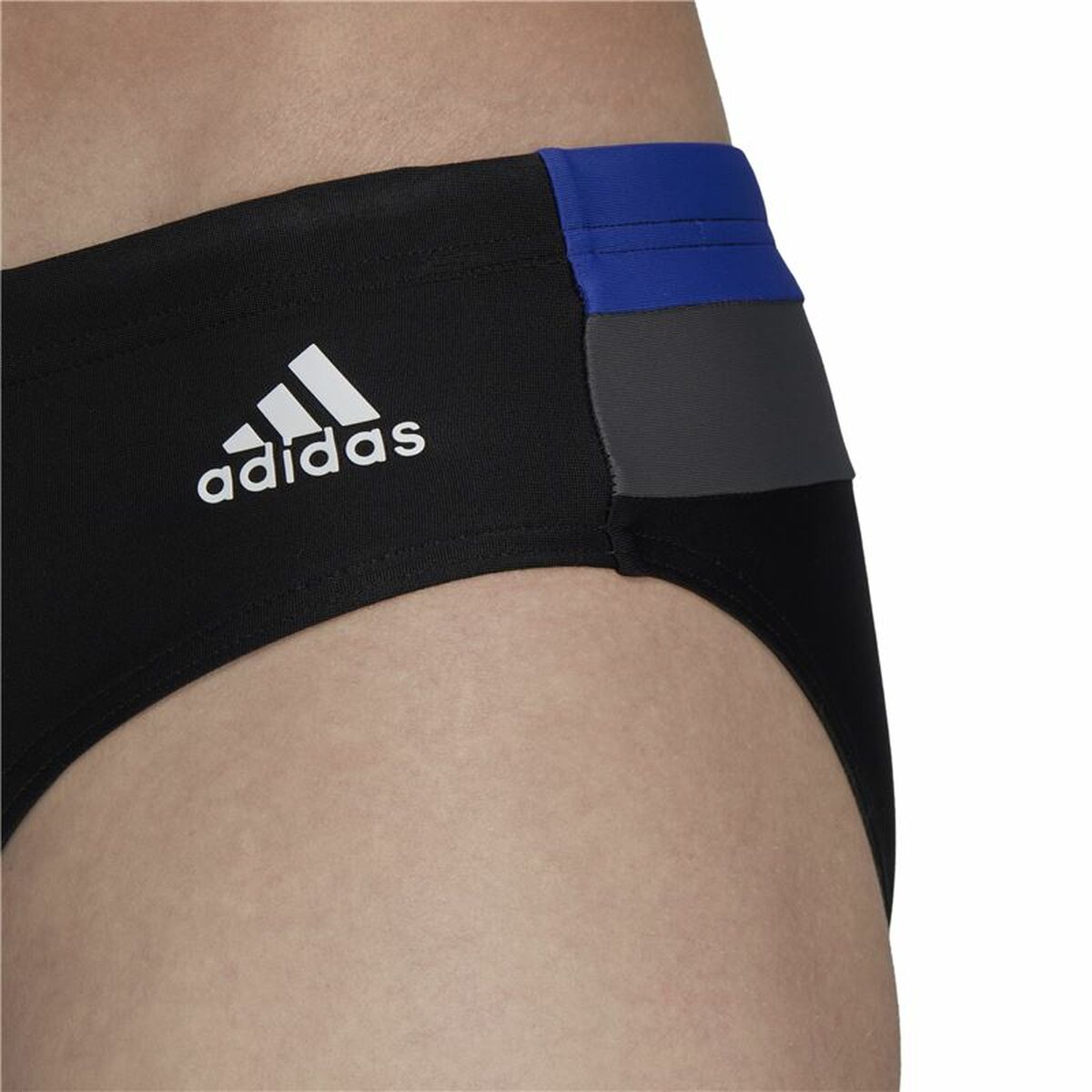 Men's Adidas black briefs for sports and outdoor activities, perfect for camping adventures, available at revlando.com.