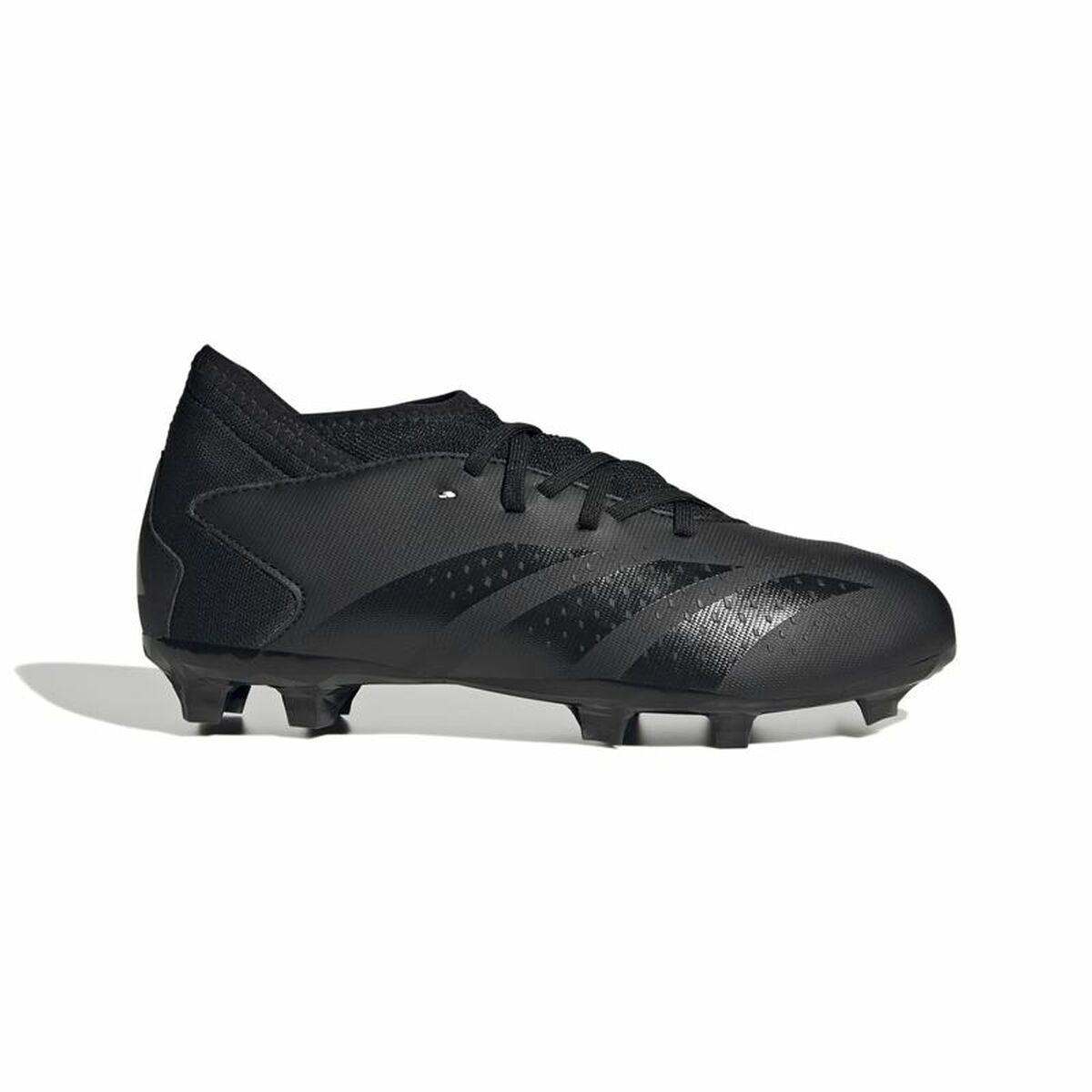 Children's unisex Adidas Predator Accuracy.3 FG black football boots for outdoor sports adventures, available at revlando.com.