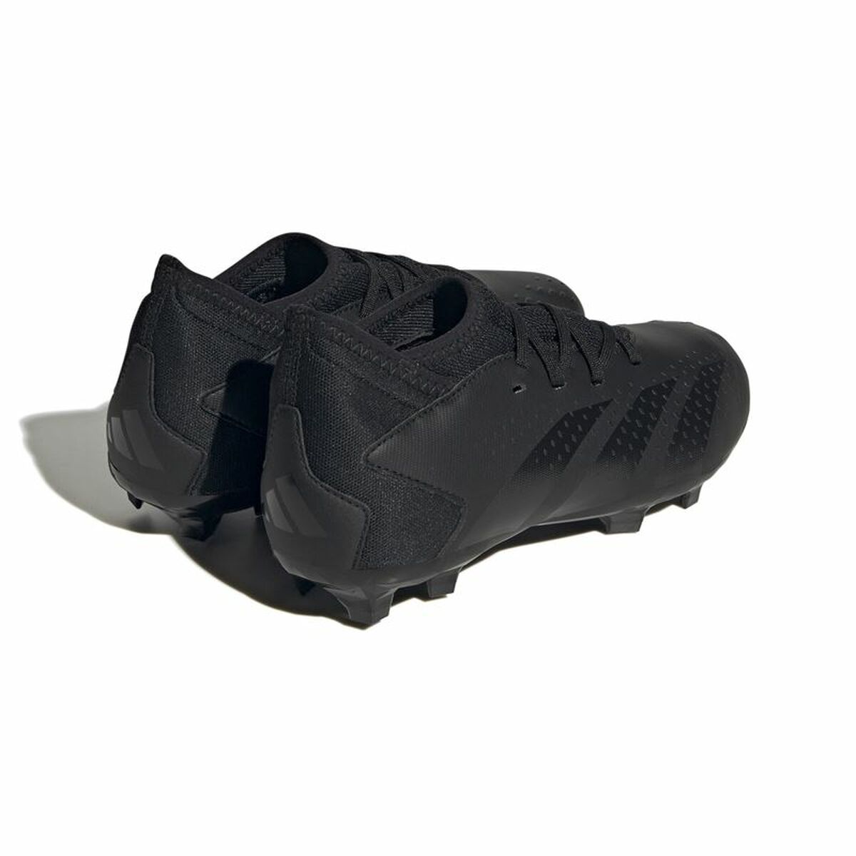 Children's unisex Adidas Predator Accuracy.3 FG black football boots for outdoor sports adventures, available at revlando.com.