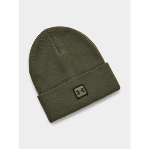 Under Armour Unisex Winter Cap – Soft, Quick-Drying, Green Ribbed Knit Hat for Optimal Thermal Comfort