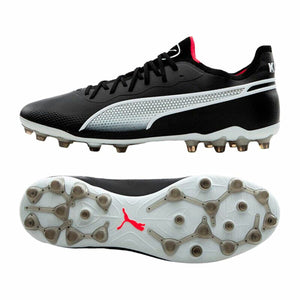 Adult's Football Boots Puma KING ULTIMATE MG White Black-0