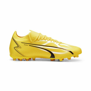 Adult's Football Boots Puma Ultra Match MG Yellow-4