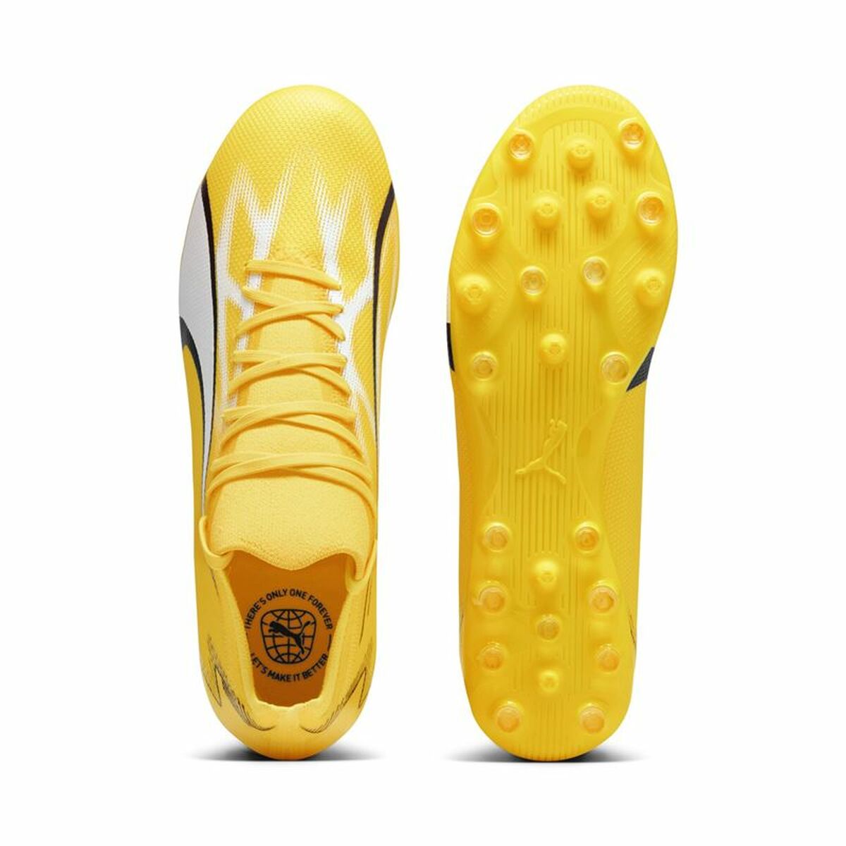 Adult's Football Boots Puma Ultra Match MG Yellow-3