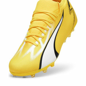 Adult's Football Boots Puma Ultra Match MG Yellow-2