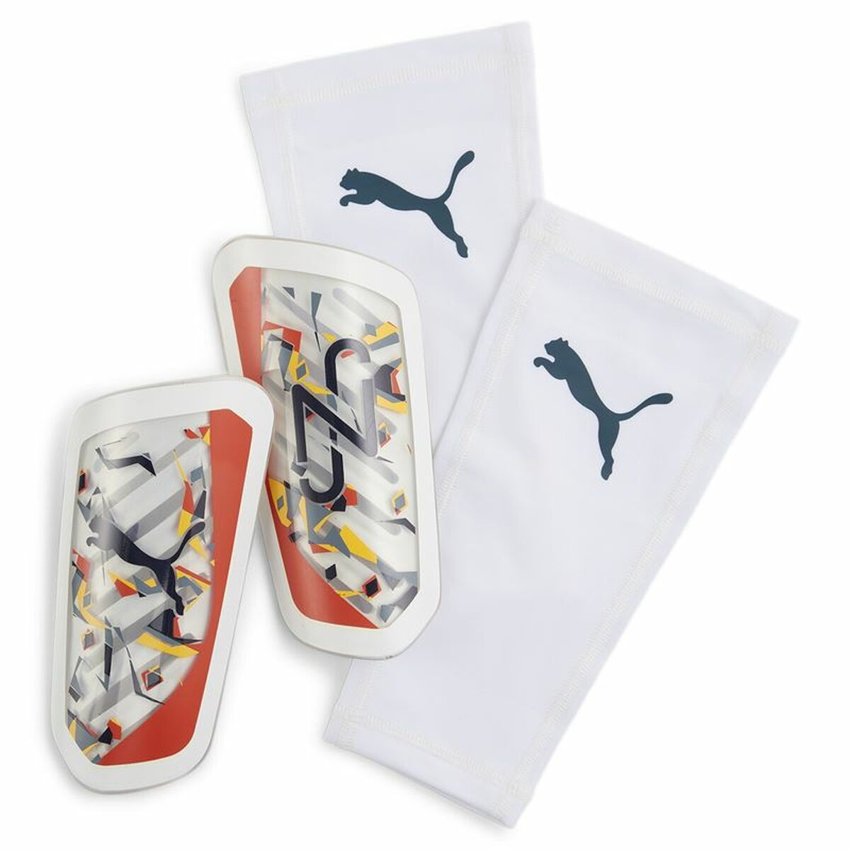 Football Shinguards Puma Neymar Ultra Flex White-0