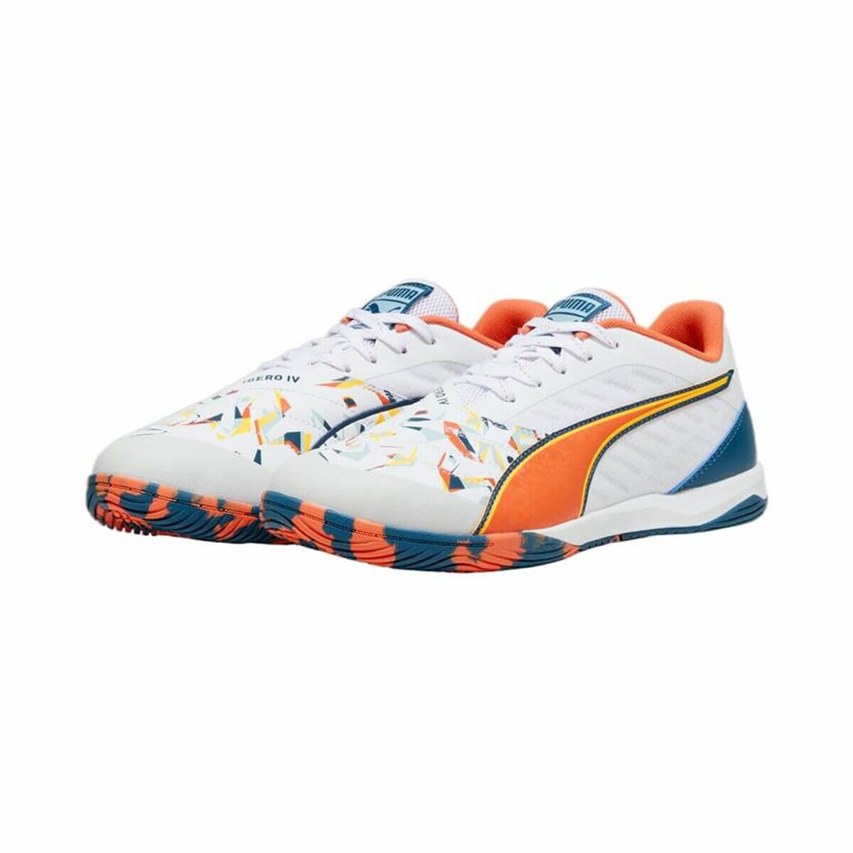 Adult's Indoor Football Shoes Puma IBERO V CREATIVITY White Children's Unisex-0
