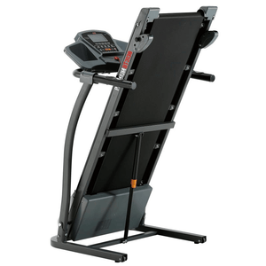 PREMIUM BT 3138 treadmill with adjustable settings for effective and comfortable workouts, featuring a cushioned running belt.