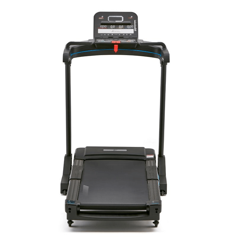 Reebok JET 300 Treadmill with advanced features and sleek design for outdoor sport and adventure fitness workouts.