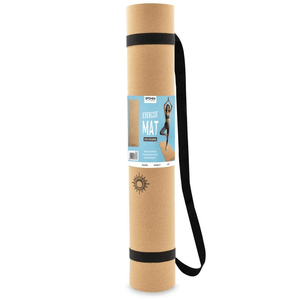 Spokey Savasana Cork Yoga Mat - Natural, Anti-Slip, Eco-Friendly, Easy to Clean | 183 x 61 x 0.4 cm