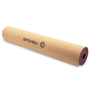 Spokey Savasana Cork Yoga Mat - Natural, Anti-Slip, Eco-Friendly, Easy to Clean | 183 x 61 x 0.4 cm