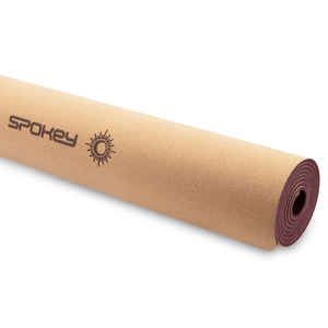 Spokey Savasana Cork Yoga Mat - Natural, Anti-Slip, Eco-Friendly, Easy to Clean | 183 x 61 x 0.4 cm