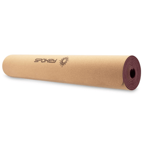 Spokey Savasana Cork Yoga Mat - Natural, Anti-Slip, Eco-Friendly, Easy to Clean | 183 x 61 x 0.4 cm