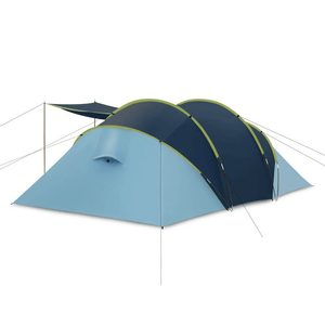 Spokey Olimpic 2+2 Tent for 4 People - Waterproof Camping Shelter with Dual Bedrooms and Spacious Vestibule