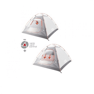 High Peak Talos 3-Person Tent showcasing Vario Vent Control design, perfect for outdoor adventures and camping.