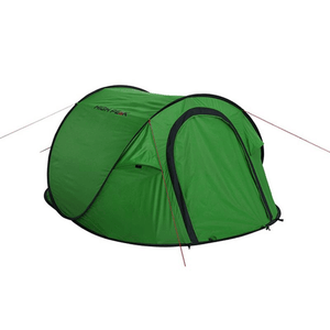 High Peak Vision 3-person green tent, lightweight and water-resistant, ideal for outdoor adventure and camping trips.