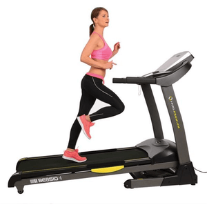 BE8510-i HMS Premium Electric Treadmill with Interactive Fitness App, Audio Input, and Automatic Incline Adjustment