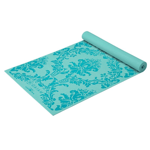 Gaiam Neo Baroque 4mm Yoga Mat - Non-Slip, Durable, Eco-Friendly, Turquoise, 173cm x 61cm