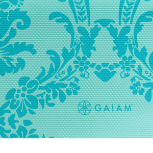 Gaiam Neo Baroque 4mm Yoga Mat - Non-Slip, Durable, Eco-Friendly, Turquoise, 173cm x 61cm