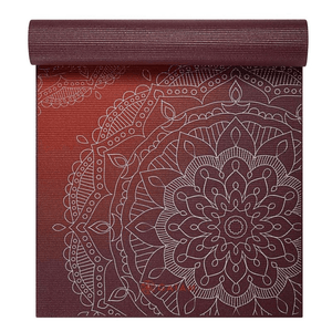 GAIAM Metallic Sun Yoga Mat 6mm - Premium, Eco-Friendly, Non-Slip Yoga Mat for All Levels - 173cm x 61cm