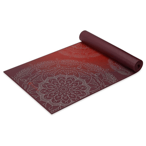 GAIAM Metallic Sun Yoga Mat 6mm - Premium, Eco-Friendly, Non-Slip Yoga Mat for All Levels - 173cm x 61cm