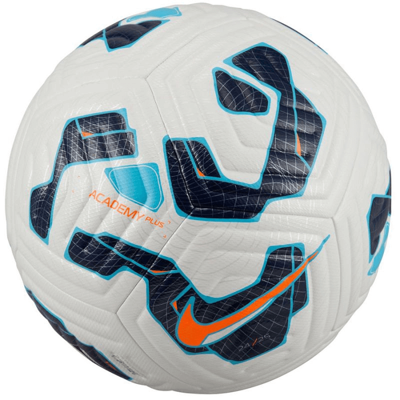 Nike Academy Plus FZ2632-100 Football - High-Quality, Machine-Sewn, Durable Grass Surface Soccer Ball - White