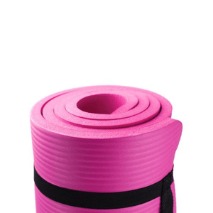 Durable and Stylish Yoga Mat HMS YM04 Pink - 15mm Thickness for Superior Comfort & Stability