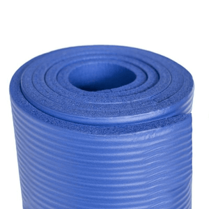 Premium Blue NBR Yoga Mat - HMS YM03 | Perfect Grip & Comfort for Yoga, Fitness & Aerobics