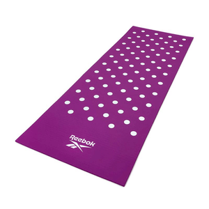 Reebok 7mm Training Mat - Premium Purple NBR Foam Mat for Yoga, Pilates, and Home Workouts