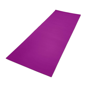 Reebok 7mm Training Mat - Premium Purple NBR Foam Mat for Yoga, Pilates, and Home Workouts