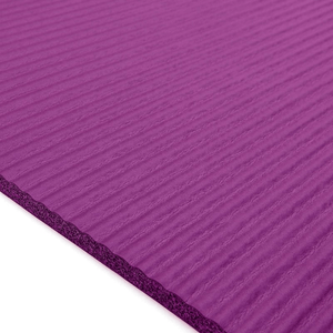 Reebok 7mm Training Mat - Premium Purple NBR Foam Mat for Yoga, Pilates, and Home Workouts