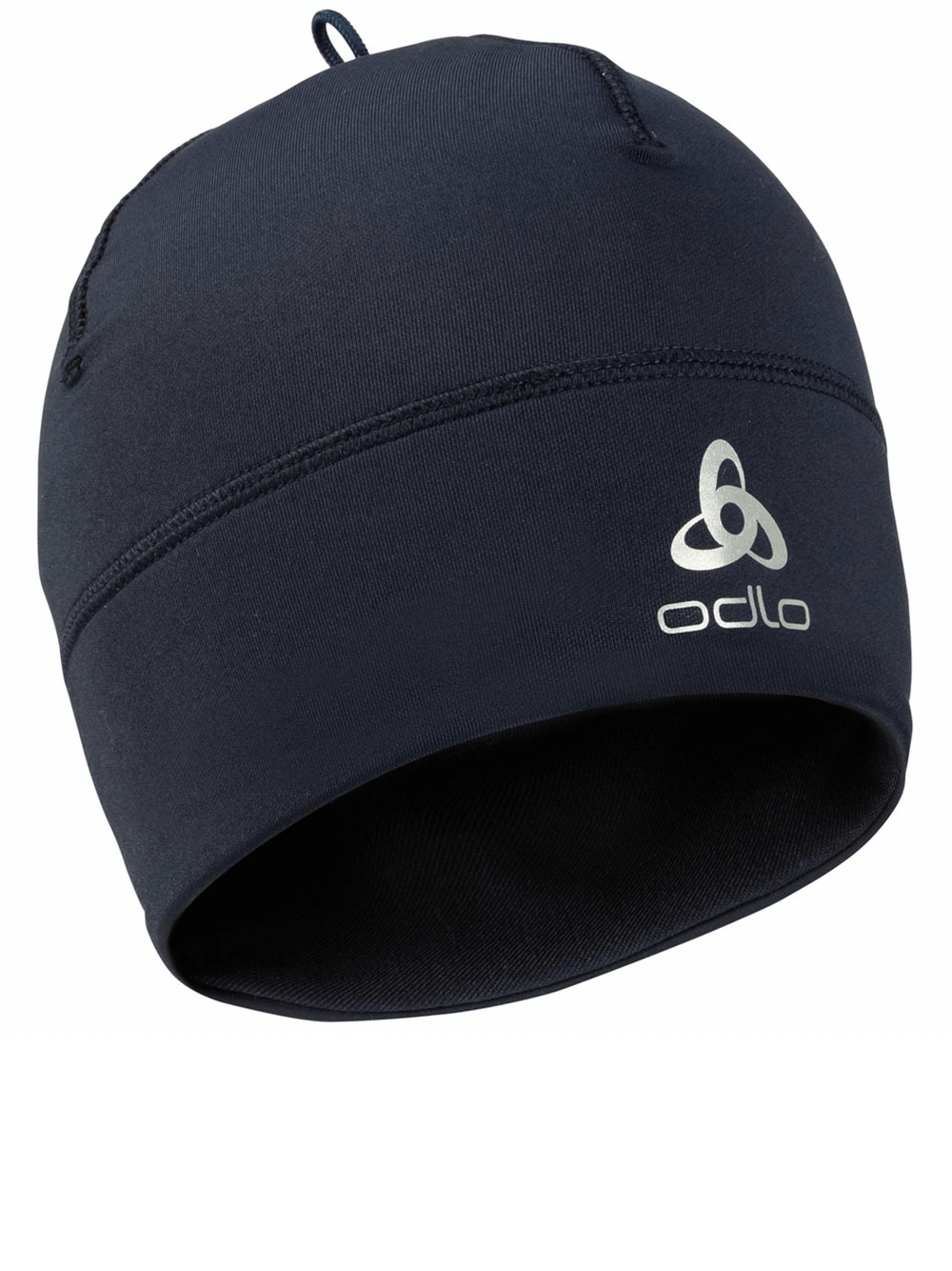 ODLO men's sports hat in navy, designed for outdoor adventures and casual wear, featuring high-quality material and stylish logo.