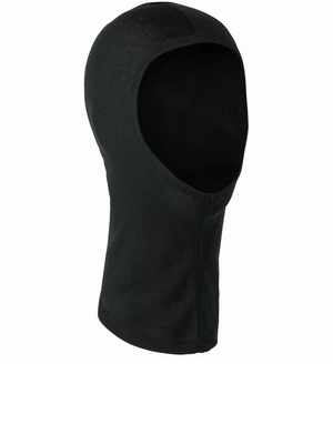 ODLO stretchy black skiing head cover for outdoor sports and winter adventures, designed for comfort and protection.