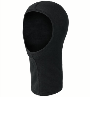 ODLO black skiing head cover for outdoor sports and adventure, providing warmth and protection in winter conditions.