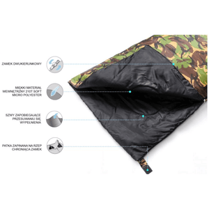 Meteor Dreamer Sleeping Bag 81124-81125 - Lightweight, Comfortable & Thermal Insulation for Camping and Outdoor Adventures